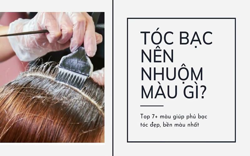 Nhuộm tóc bạc - Cách an toàn và hiệu quả từ Mevina Việt Nam 19 Cách nhuộm tóc bạc hiệu quả